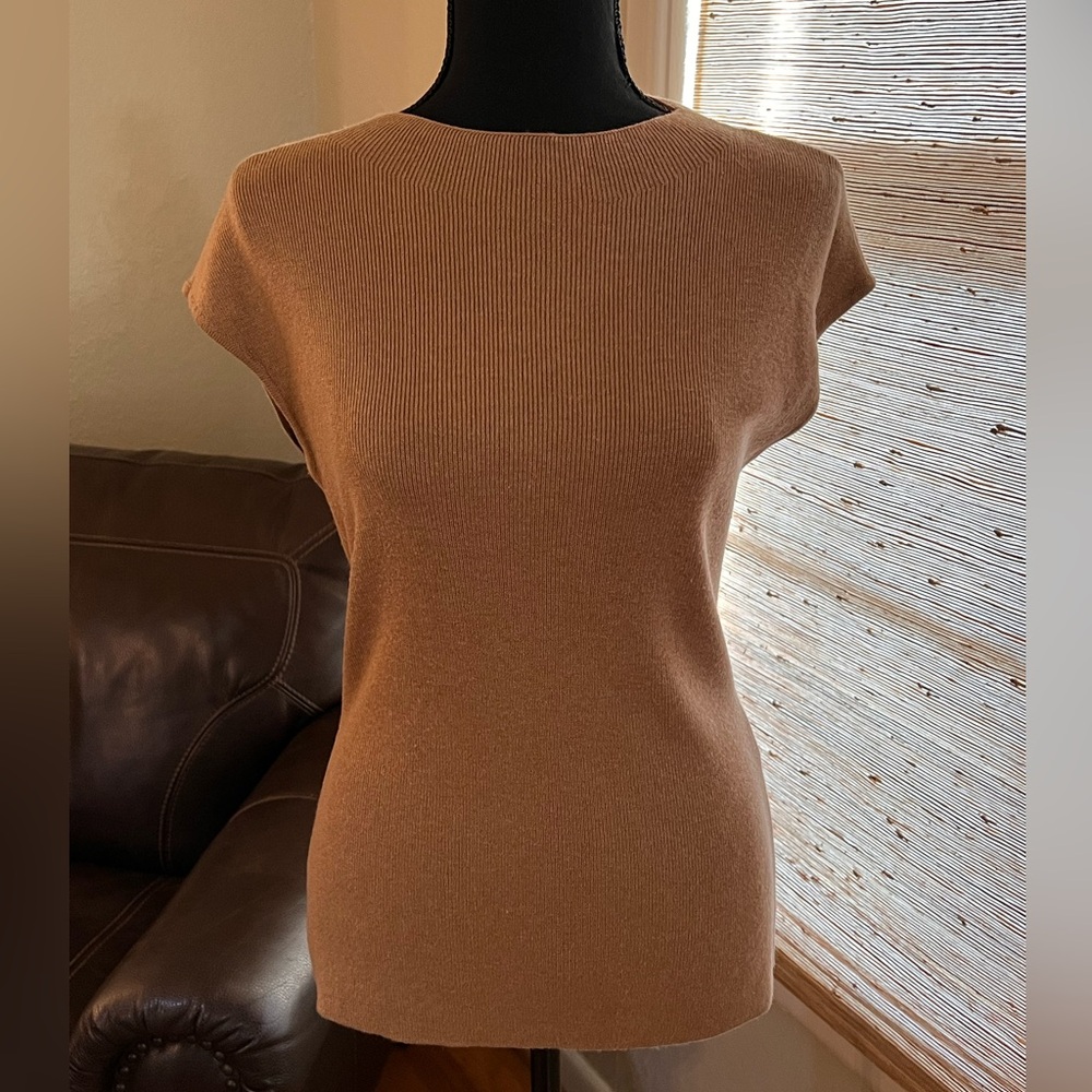 White House Black Market Tan Sweater